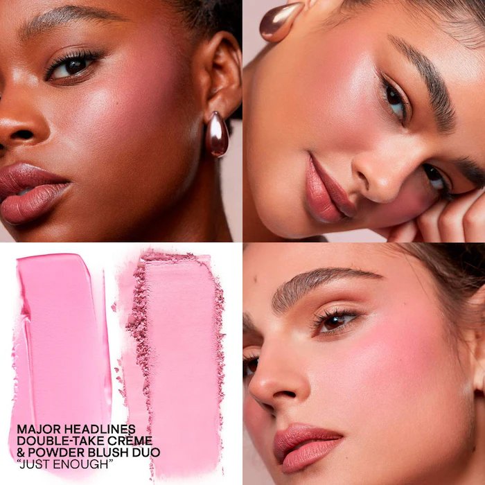 PATRICK TA Major Headlines Double-Take Crème & Powder Blush Duo (Just Enough )