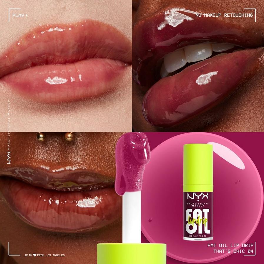 NYX Fat Oil Lip Drip Vegan Lip Oil (that's chic)