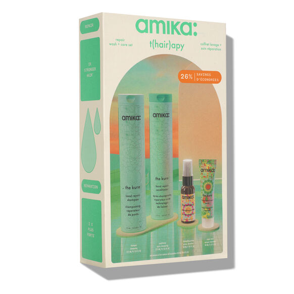 AMIKA T(HAIR)APY REPAIR WASH + CARE SET 610ML