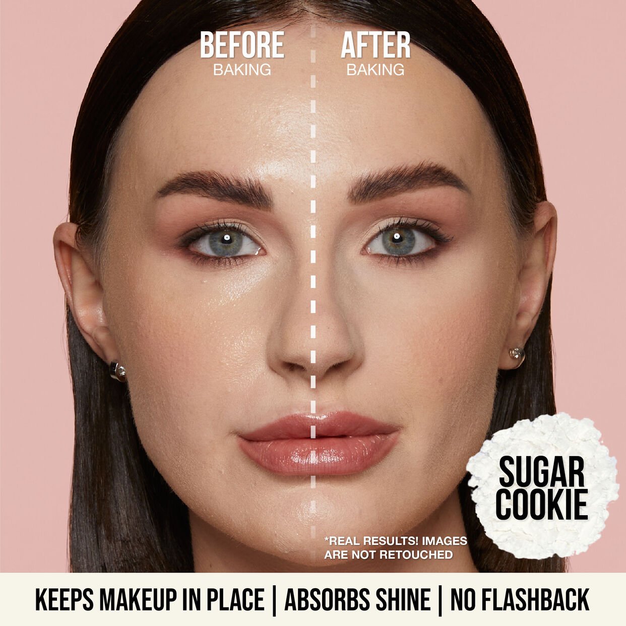 Huda Beauty Easy Bake Loose Baking & Setting Powder 
(sugar cookie)