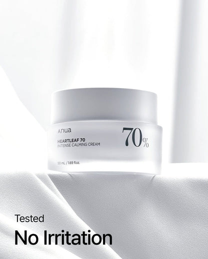 Anua hertleaf 70 % intense calming cream
