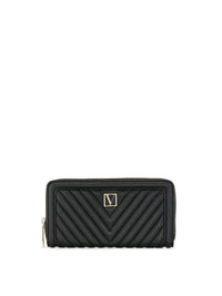 Victoria's Secret Large Wallet with Zip (Black)