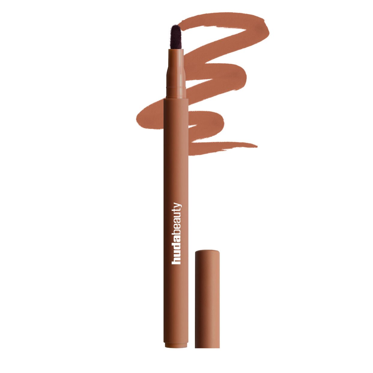 Huda Beauty Lip Contour Lip Stain For 12-Hour Wear (Toasty Brown)
