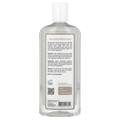 Mild By Nature Witch Hazel, Alcohol-Free, Unscented,  (355 ml)