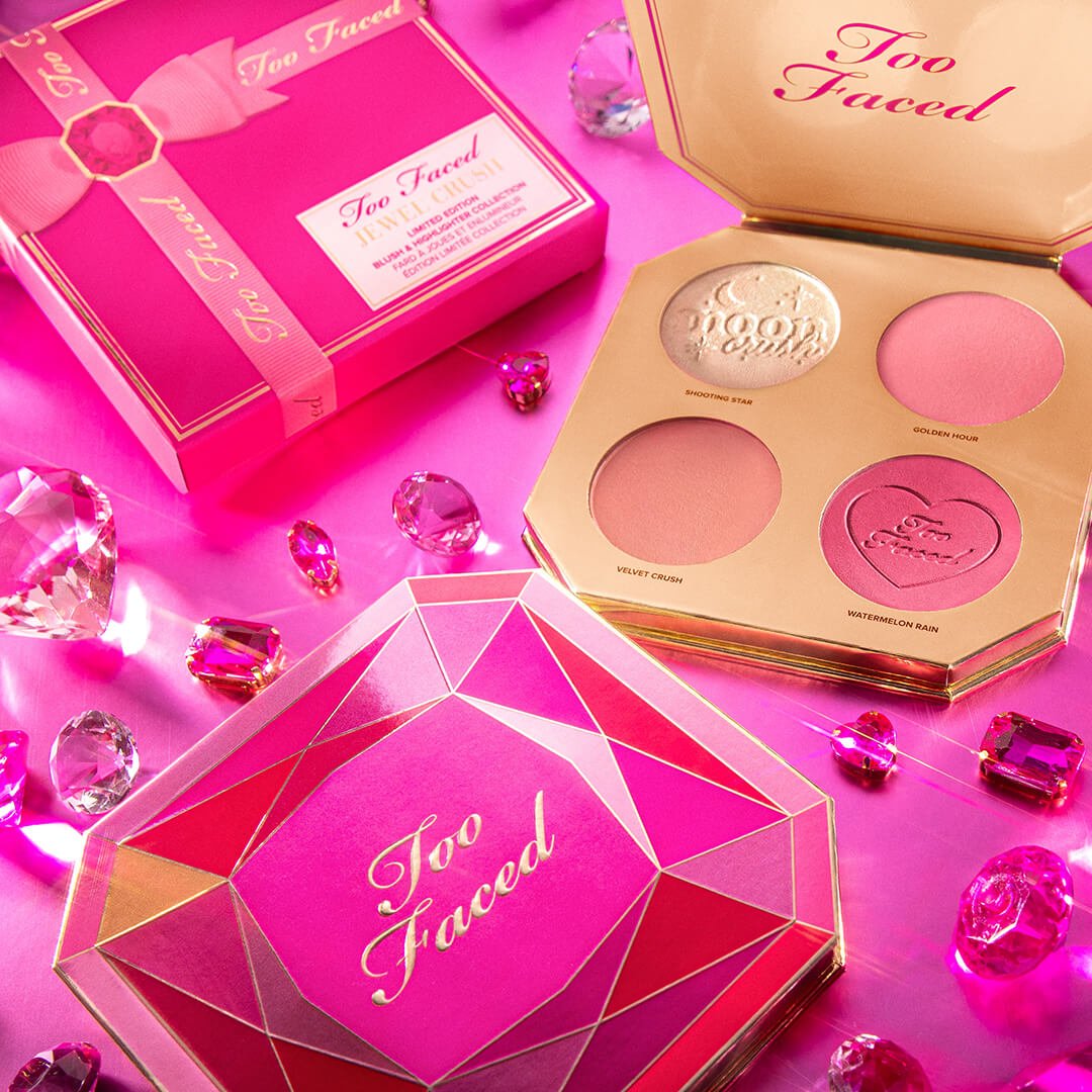 Too faced Jewel Crush Blush & Highlighter Face Palette