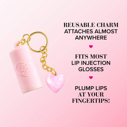 Too faced Charmed Life Set: Maximum Plump Lip Gloss & Key Chain