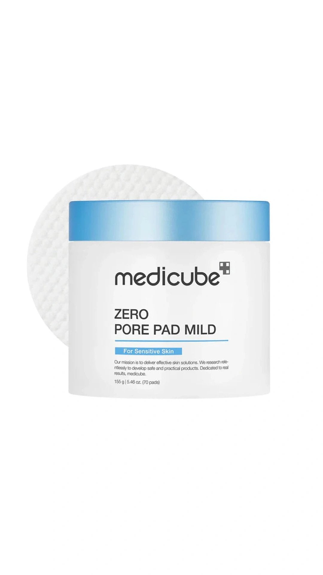 MEDICUBE Zero Pore Pads Mild For Sensitive Skin (70pcs)