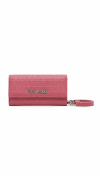 Steve Madden Logo Pink Wallet