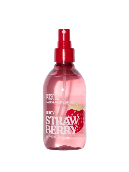 Pink Body Care Juicy Strawberry Hair & Body Mist