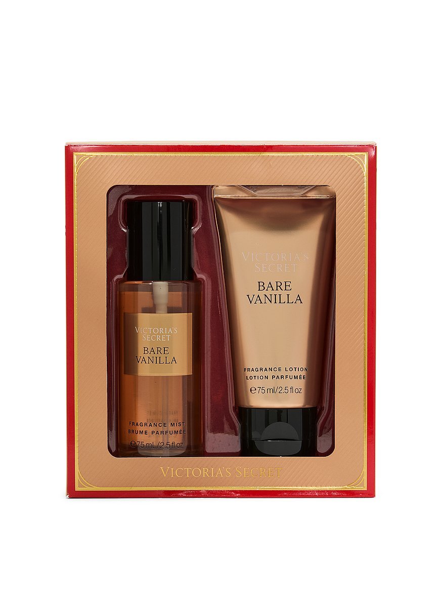 Victoria's secret Bare Vanilla 2-Piece Mist & Lotion Gift Set
 "US version"