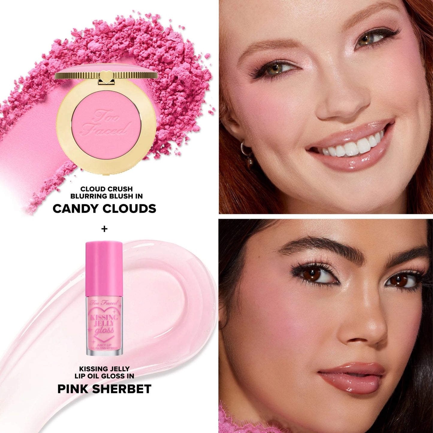 Too faced Dream A Little Dream Blush & Lip Gloss Set