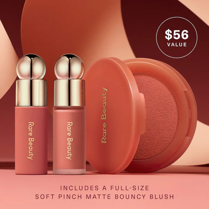 Rare Beauty Soft Pinch Cheek & Lip Trio Makeup Gift Set