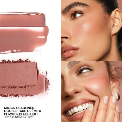 PATRICK TA Major Headlines Double-Take Crème & Powder Blush Duo (She's Seductive)