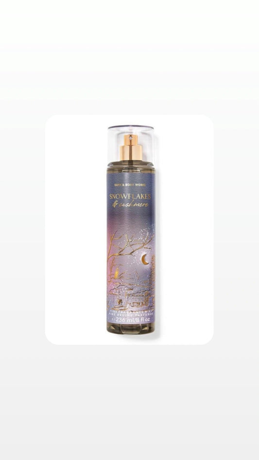 Bath and Body Snowflakes & Cashmere Fine Fragrance Mist 236ml