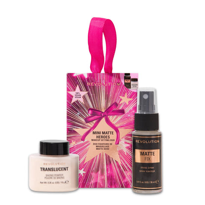 Revolution Mini Matte Heroes Makeup Setting Duo