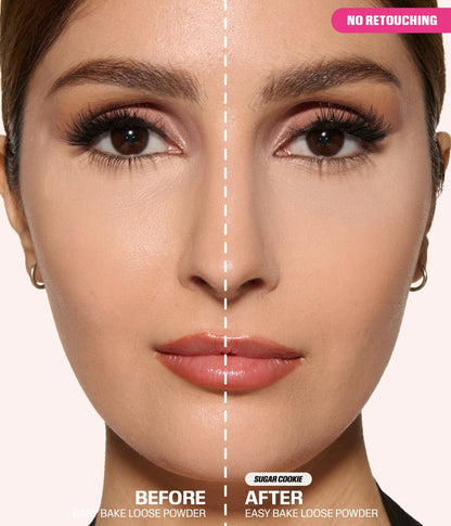 Huda Beauty Easy Bake Loose Baking & Setting Powder 
(sugar cookie)