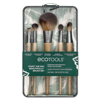 EcoTools Start The Day Beautifully Brush Set, 5 Piece Set & Storage Tin