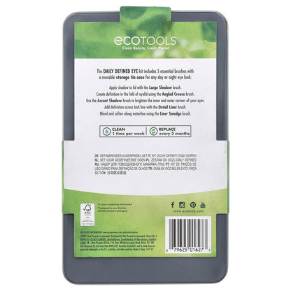 EcoTools Daily Defined Eye Kit, 5 Piece Set & Storage Tin
