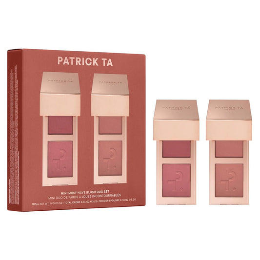 Patrick Ta Mini Must Have Major Headlines Double Take Crème & Powder Blush Duo Set