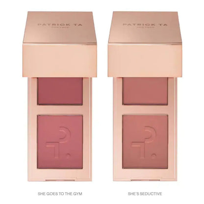 Patrick Ta Mini Must Have Major Headlines Double Take Crème & Powder Blush Duo Set