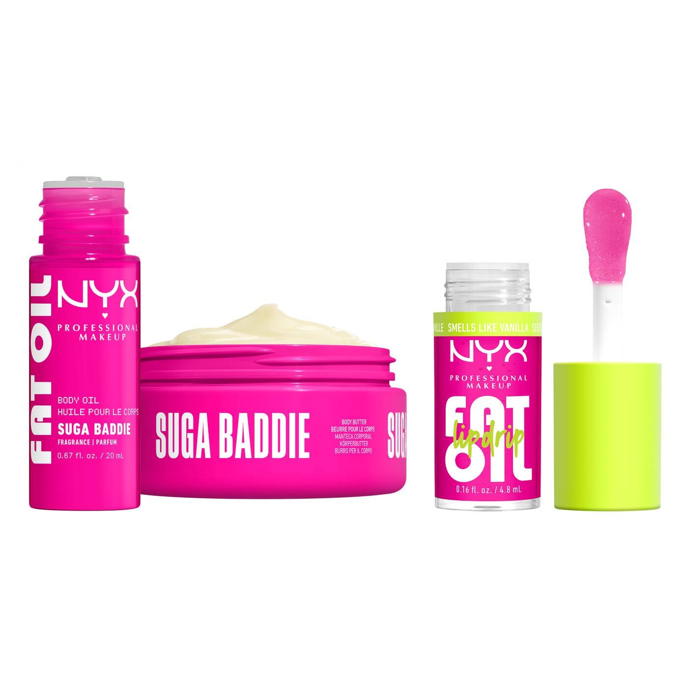 Nyx FAT OIL LIP & BODY KIT SUGA BADDIE