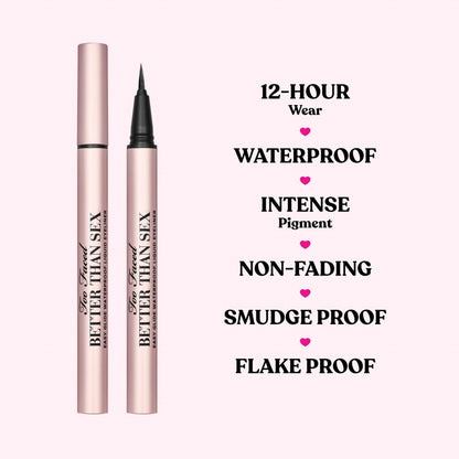 Too Faced Better Than Sex Easy Glide Waterproof Liquid Eyeliner