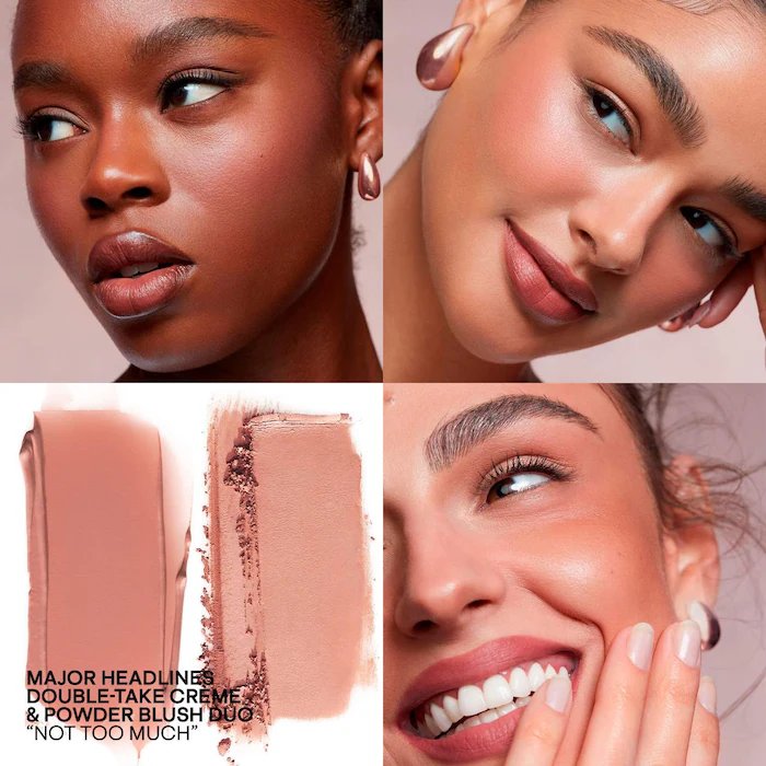 PATRICK TA Major Headlines Double-Take Crème & Powder Blush Duo (Not Too Much )