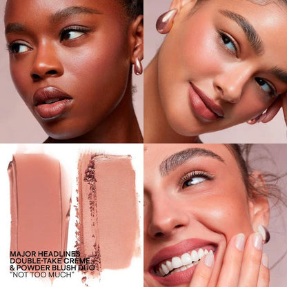 PATRICK TA Major Headlines Double-Take Crème & Powder Blush Duo (Not Too Much )