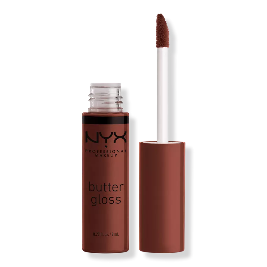 NYX Professional Makeup Butter Gloss Non-Sticky Lip Gloss (Brownie dip)