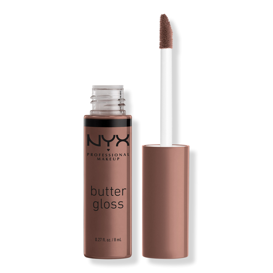 NYX Professional Makeup Butter Gloss Non-Sticky Lip Gloss (cinnamon roll)