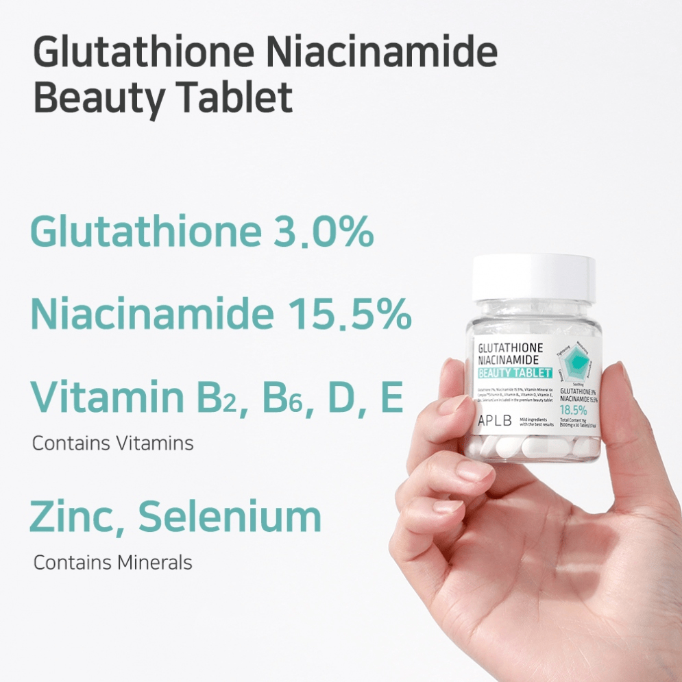 APLB Glutathione Niacinamide Beauty Tablet 30 tablets