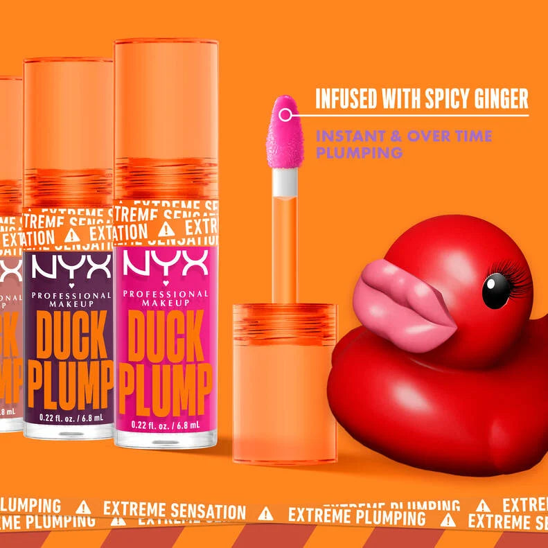 NYX DUCK PLUMP HIGH PIGMENT PLUMPING LIP GLOSS (Brick Of Time)
