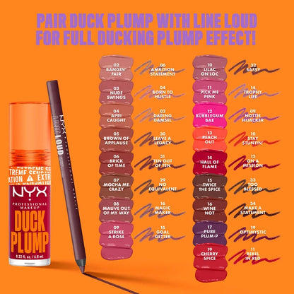 NYX DUCK PLUMP HIGH PIGMENT PLUMPING LIP GLOSS (Mocha Me Crazy)