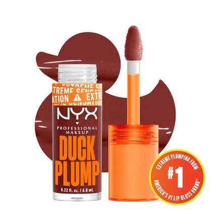 NYX DUCK PLUMP HIGH PIGMENT PLUMPING LIP GLOSS (Wine Not)