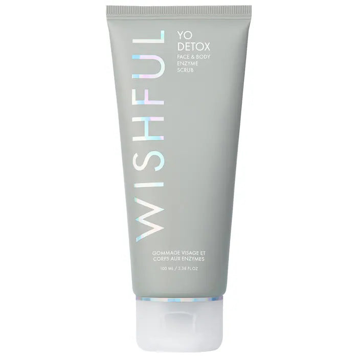HUDABEAUTY Wishful Yo Detox Charcoal Face & Body Enzyme Scrub