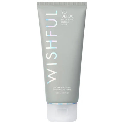 HUDABEAUTY Wishful Yo Detox Charcoal Face & Body Enzyme Scrub