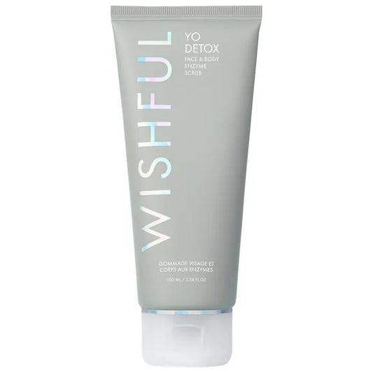 HUDABEAUTY Wishful Yo Detox Charcoal Face & Body Enzyme Scrub
