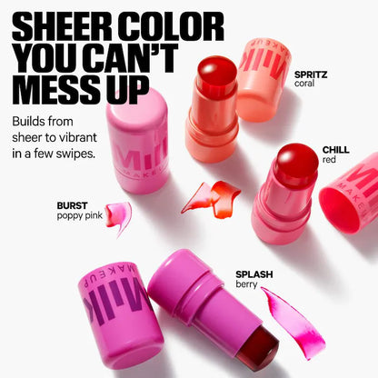 MILK MAKEUP Cooling Water Jelly Tint Lip + Cheek Blush Stain (Splash)