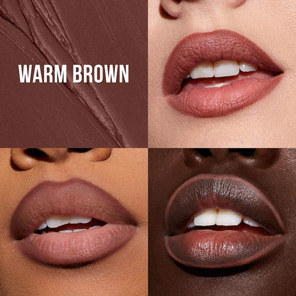 HUDA BEAUTY90s Brown Lip Liner and Lip Gloss Set